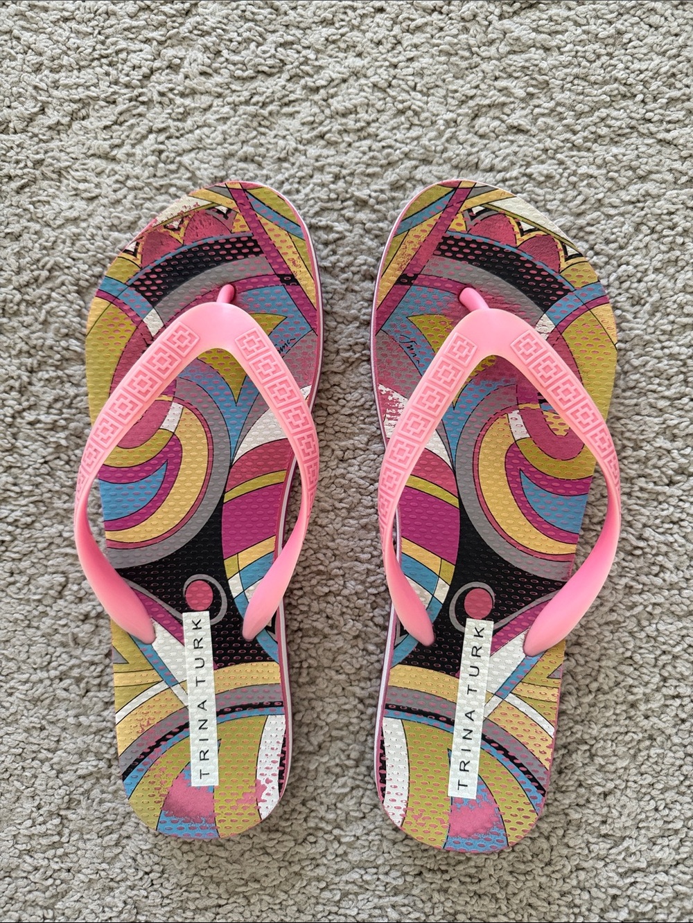 Trina Turk Flip Flop Sandals Size 9